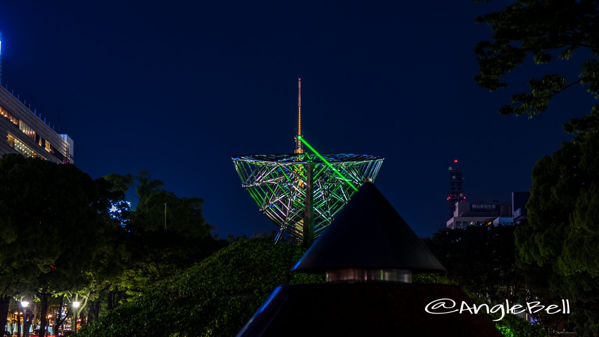 ゴールデンウィーク レーザー光線と名古屋テレビ塔