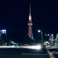 錦通から見る名古屋テレビ塔 世界赤十字デー