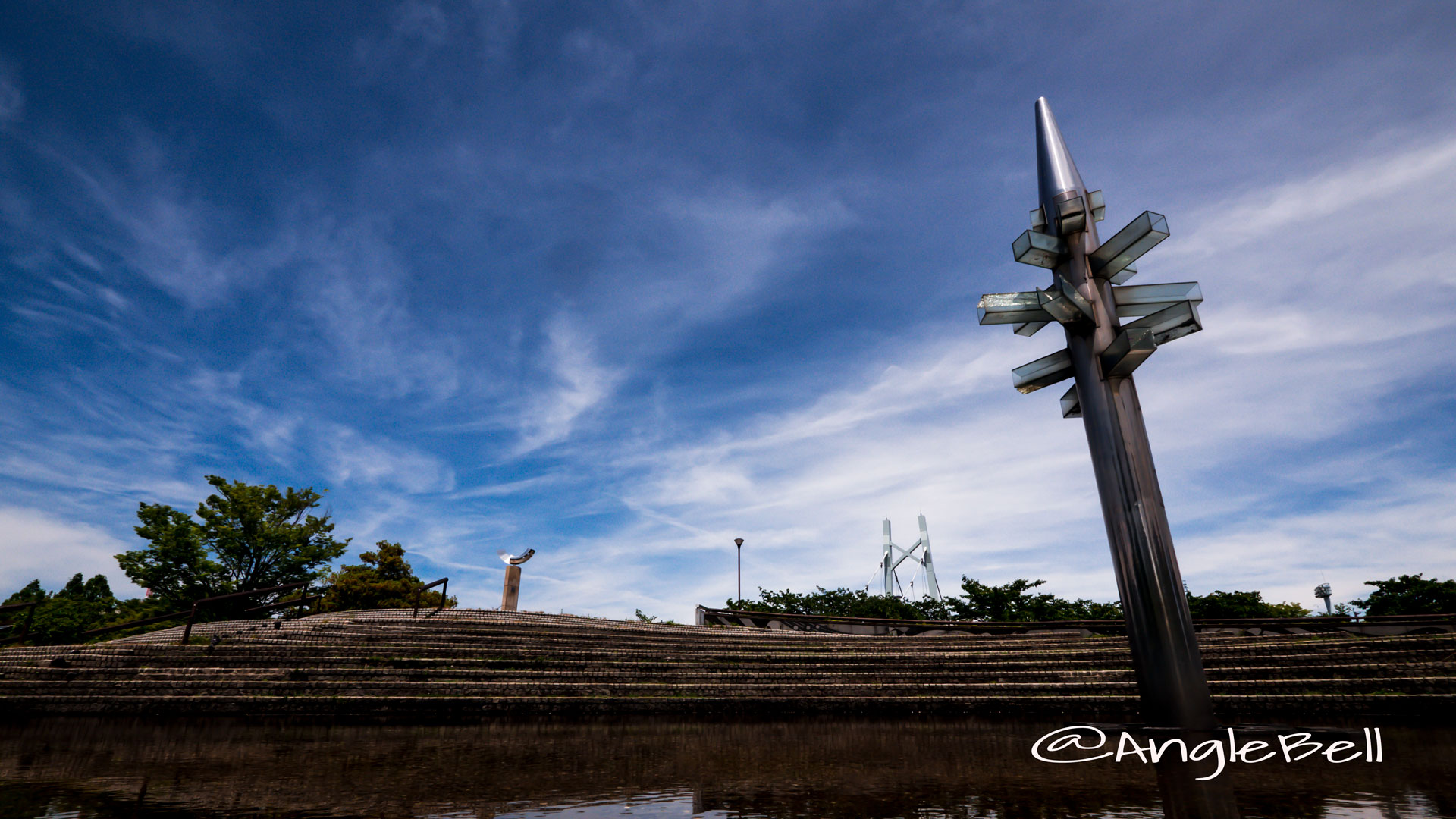 名古屋市熱田区 白鳥公園 橋詰広場