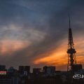 Nagoya TV Tower Silhouette