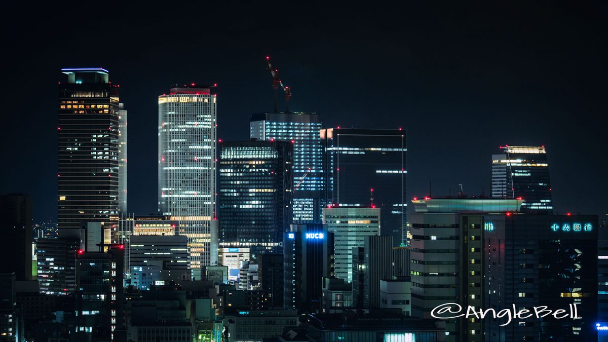名古屋テレビ塔から見る西側 名古屋駅ビル群