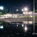若宮大通公園 水の広場（東側）水景と久屋大通庭園フラリエ