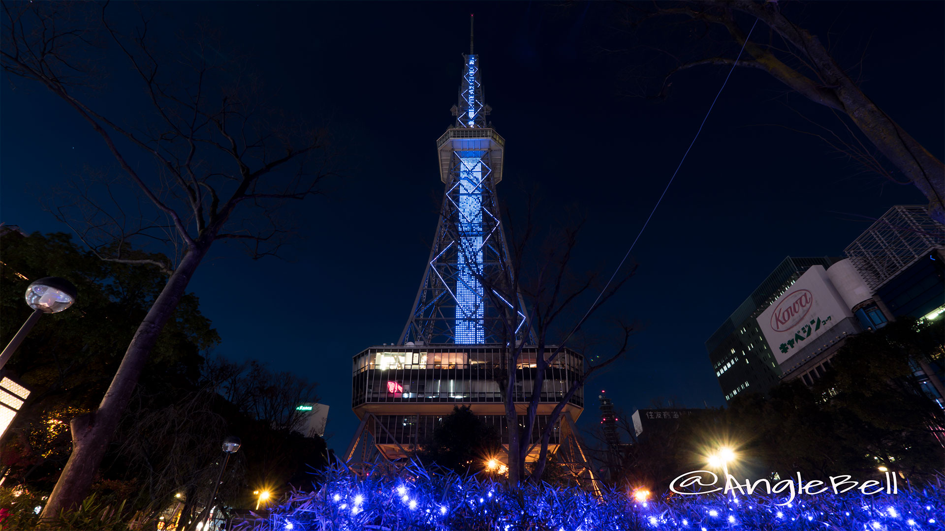 NAGOYAアカリナイトと名古屋テレビ塔