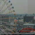 名古屋港ポートビルから見る中川橋と観覧車