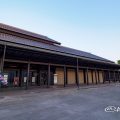 名古屋能楽堂の正面玄関と桜