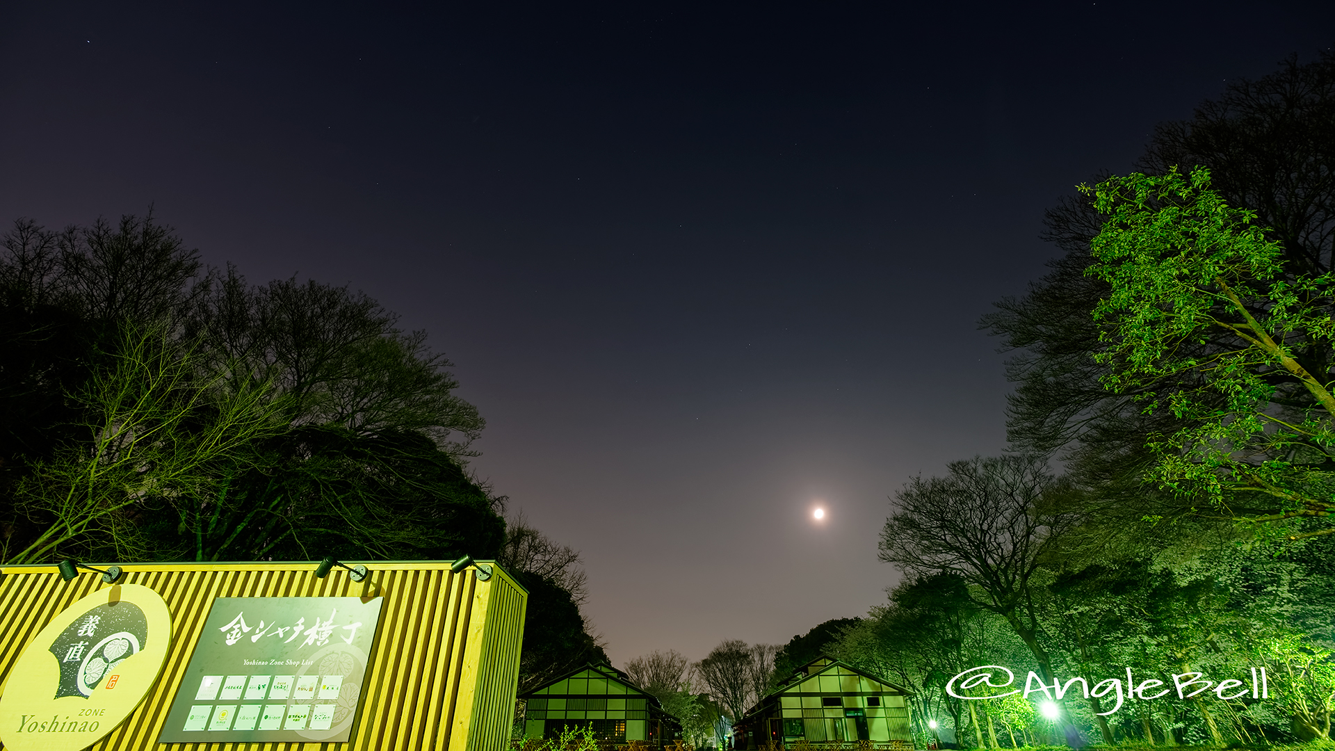 夜景 名城公園 金シャチ横丁 義直ゾーン March 2018