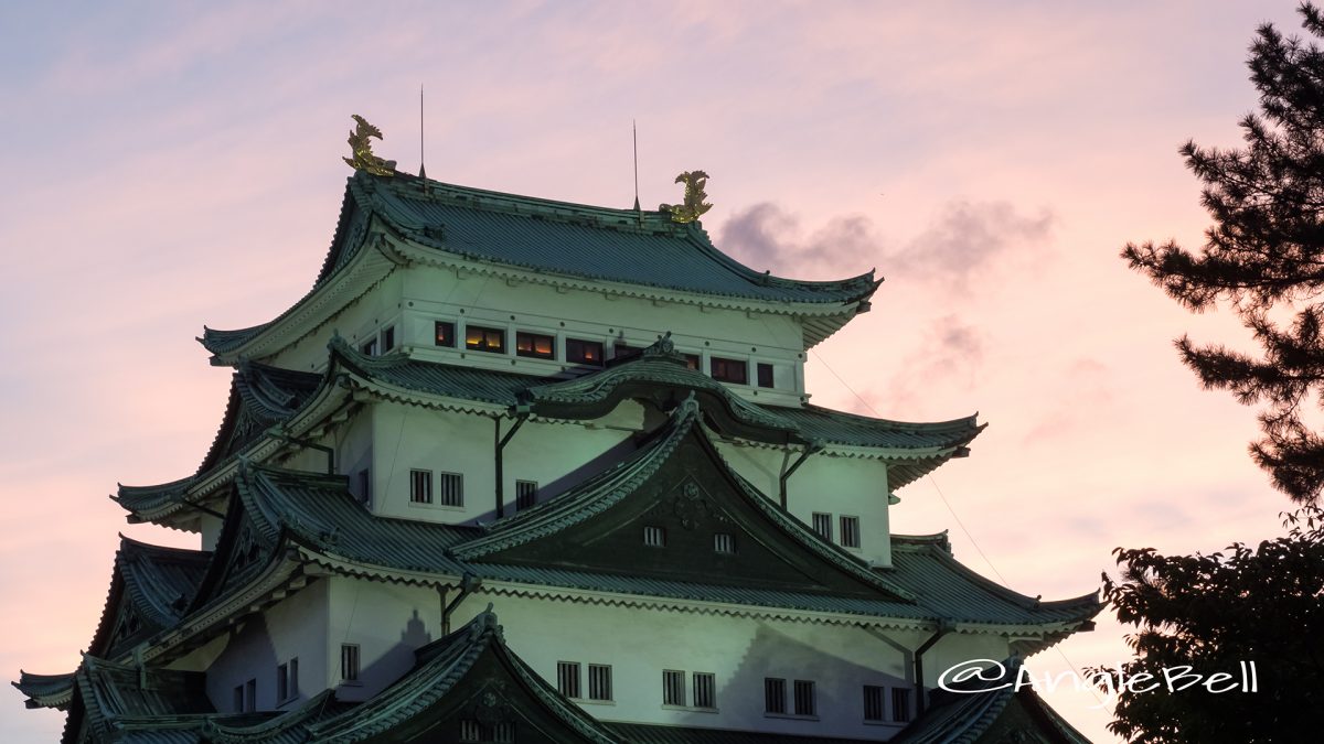 夕景 名古屋城夏まつり2017