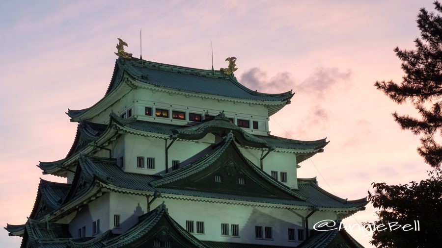 夕景 名古屋城夏まつり2017