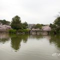 御深井西橋と御深井橋 おふけ池 名城公園北園