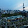 愛知芸術文化センター 11F展望回廊から見る名古屋市景観