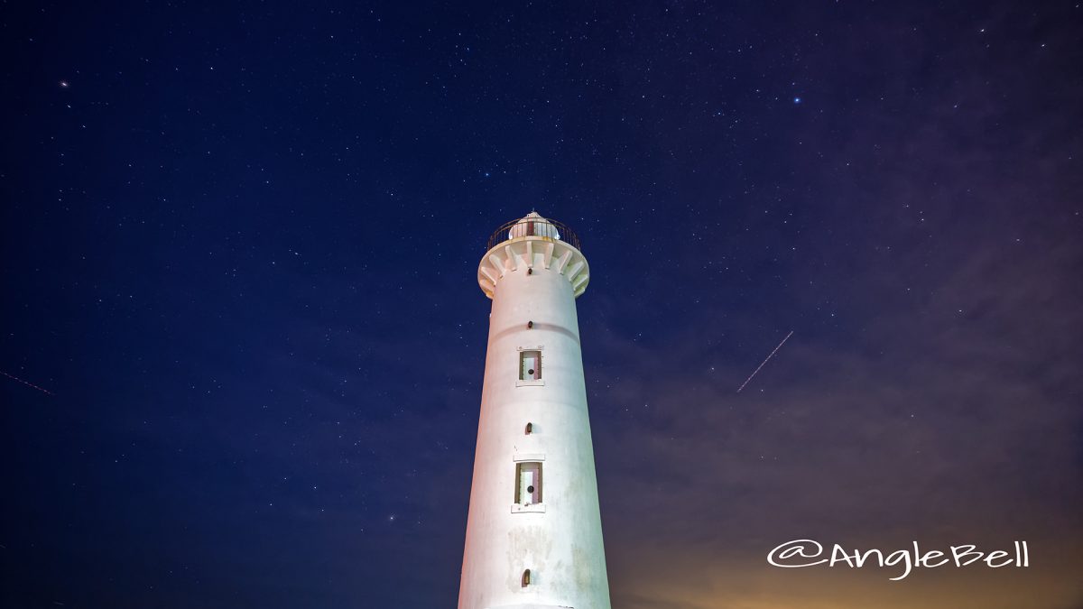 野間灯台 海側の夜景 Nov.2018